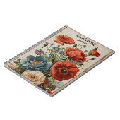 ヴィンテージ花園 ノートブック (左側)