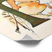 ヴィンテージ花妖精アルファベットポスター ポスター (角)