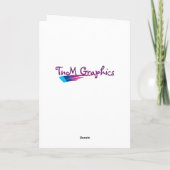 ヴィンテージ花婿の記念日 カード (裏面)