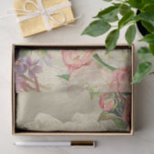 ヴィンテージ花嫁とバラ 薄葉紙 (ギフト)