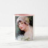 ヴィンテージ花嫁 ツートーンマグカップ (中央)