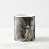 ヴィンテージ花嫁、ブライダルポートレートと写真家 コーヒーマグカップ (中央)