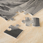 ヴィンテージ花嫁、ブライダルポートレートと写真家 ジグソーパズル (側面)