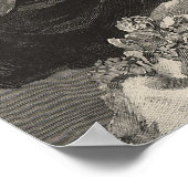 ヴィンテージ花嫁、ブライダルポートレートと写真家 ポスター (角)