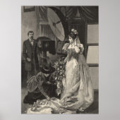 ヴィンテージ花嫁、ブライダルポートレートと写真家 ポスター (正面)