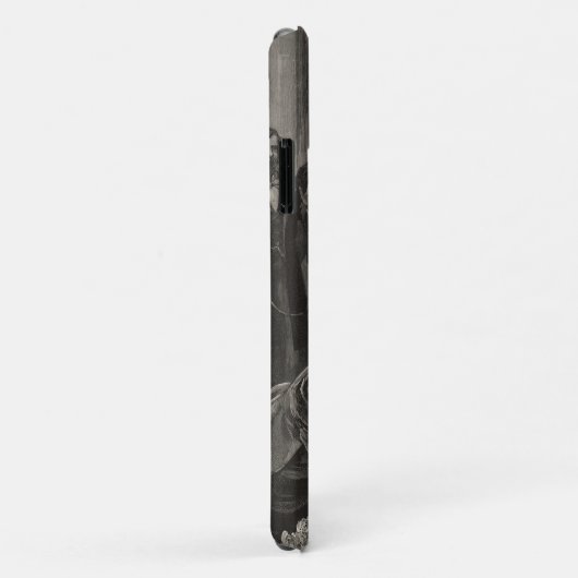 ヴィンテージ花嫁、ブライダルポートレートと写真家 Case-Mate iPhoneケース (裏面/右)