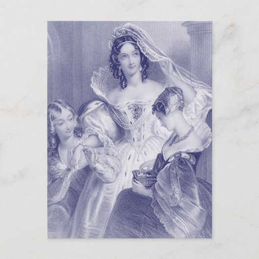 ヴィンテージ花嫁 ポストカード (正面)