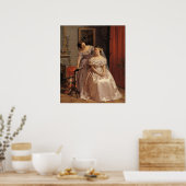 ヴィンテージ花嫁、花嫁、メイド・オブ・オーナー(花嫁付き添い人)ウォールアート ポスター (キッチン)