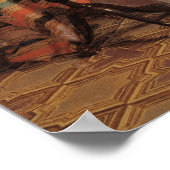 ヴィンテージ花嫁、花嫁、メイド・オブ・オーナー(花嫁付き添い人)ウォールアート ポスター (角)