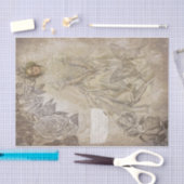 ヴィンテージ花嫁 薄葉紙 (クラフト)