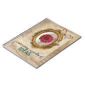 ヴィンテージ花帳栽培アイディア ノートブック (左側)