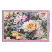 ヴィンテージ花春期 枕カバー (裏面)