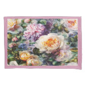 ヴィンテージ花春期 枕カバー (正面)