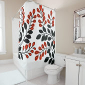 ヴィンテージ花札カードアートシャワーカーテン シャワーカーテン (インサイチュ)