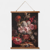 ヴィンテージ花束 吊り下げ型タペストリー (正面)