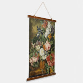 ヴィンテージ花束 吊り下げ型タペストリー (傾斜あり)