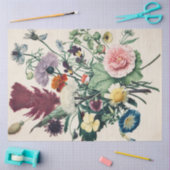 ヴィンテージ花束 薄葉紙 (クラフト)