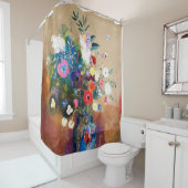 ヴィンテージ花束byオディロン・レドン シャワーカーテン (インサイチュ)