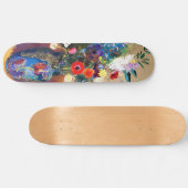 ヴィンテージ花束byオディロン・レドン スケートボード (横)