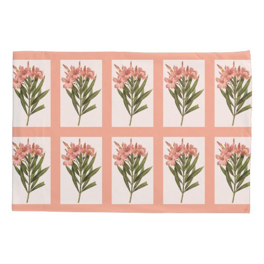 ヴィンテージ花枕ケース3 枕カバー (裏面)