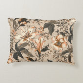 ヴィンテージ花柄アクセント枕 アクセントクッション (裏面)