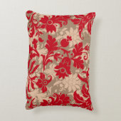 ヴィンテージ花柄アクセント枕 アクセントクッション (裏面(縦))