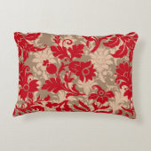 ヴィンテージ花柄アクセント枕 アクセントクッション (裏面)