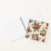 ヴィンテージ花柄クラシック優雅 ノートブック (内部)