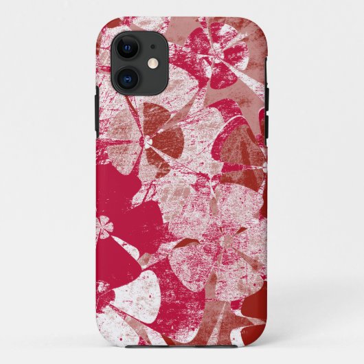 ヴィンテージ花柄グラフィックデザイン Case-Mate iPhoneケース (裏面)