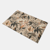 ヴィンテージ花柄ドアマット ドアマット (アングル)