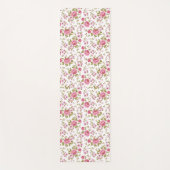 ヴィンテージ花柄バラ ヨガマット (正面)