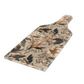 ヴィンテージ花柄パドル切断板 カッティングボード (角)