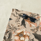 ヴィンテージ花柄ビーチタオル ビーチタオル (インサイチュ)