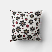 ヴィンテージ花柄ピロー クッション (裏面)