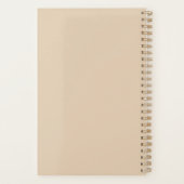 ヴィンテージ花柄プランナー プランナー手帳 (裏面)