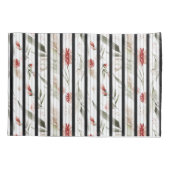 ヴィンテージ花柄ボヘミア葉花 枕カバー (裏面)