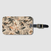 ヴィンテージ花柄ラゲッジタグ ラゲッジタグ (正面横)