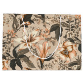 ヴィンテージ花柄抱き枕 ラージペーパーバッグ (裏面)