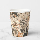 ヴィンテージ花柄紙カップ 紙コップ (右)