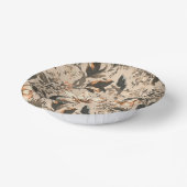 ヴィンテージ花柄紙鉢 ペーパーボウル (傾斜あり)