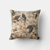 ヴィンテージ花柄装飾用クッション クッション (裏面)