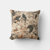 ヴィンテージ花柄装飾用クッション クッション (正面)