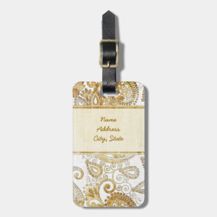 ヴィンテージ花柄2 ラゲッジタグ