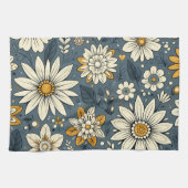 ヴィンテージ花柄 キッチンタオル (横)