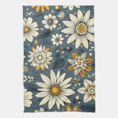 ヴィンテージ花柄 キッチンタオル (縦)