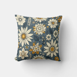 ヴィンテージ花柄 クッション