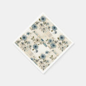 ヴィンテージ花柄 スタンダードカクテルナプキン (角)