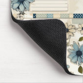 ヴィンテージ花柄 マウスパッド (コーナー)