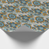 ヴィンテージ花柄 ラッピングペーパー (角)