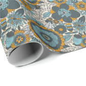 ヴィンテージ花柄 ラッピングペーパー (ロールコーナー)